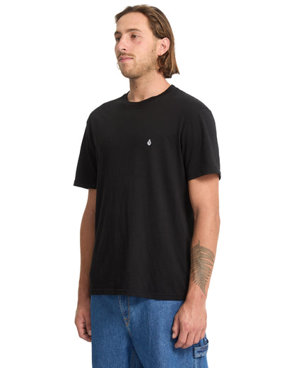 STONE BLANKS - T-SHIRT A3512665 _BLK VOLCOM 