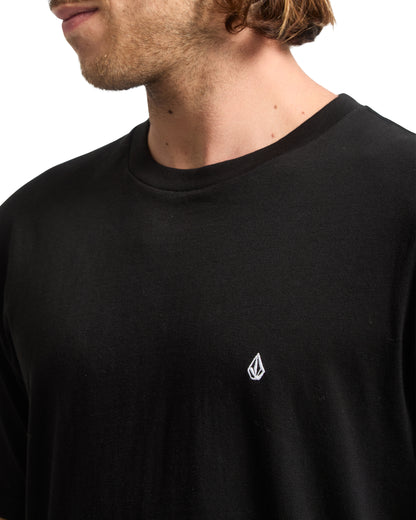 STONE BLANKS - T-SHIRT A3512665 _BLK VOLCOM 