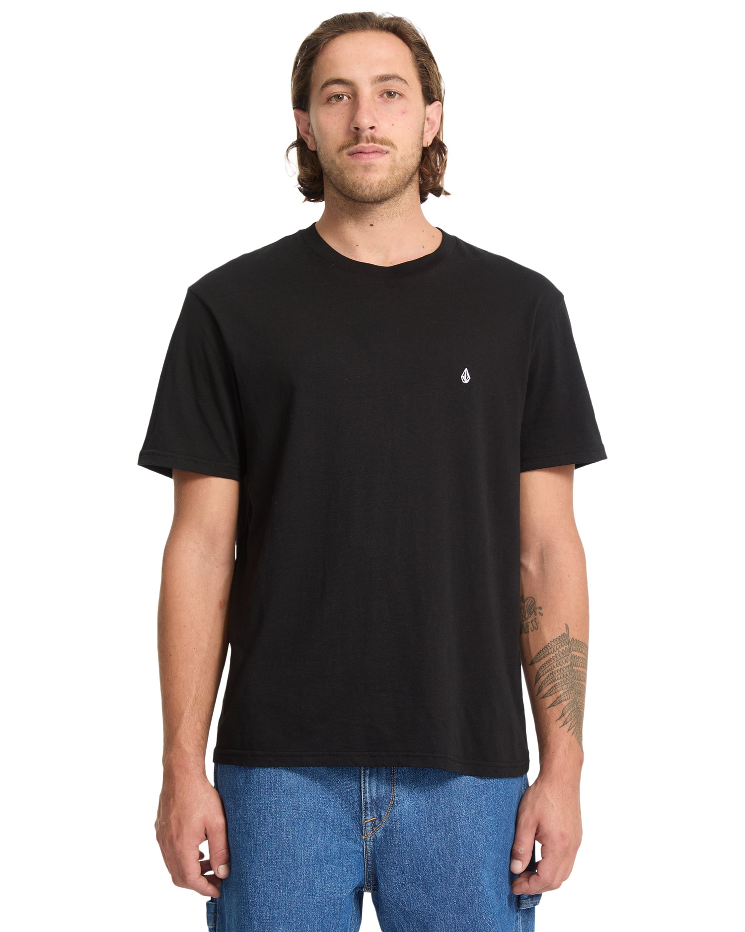 STONE BLANKS - T-SHIRT A3512665 _BLK VOLCOM 