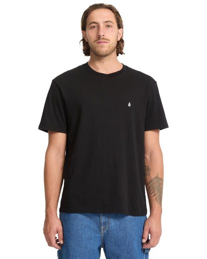 STONE BLANKS - T-SHIRT A3512665 _BLK VOLCOM 