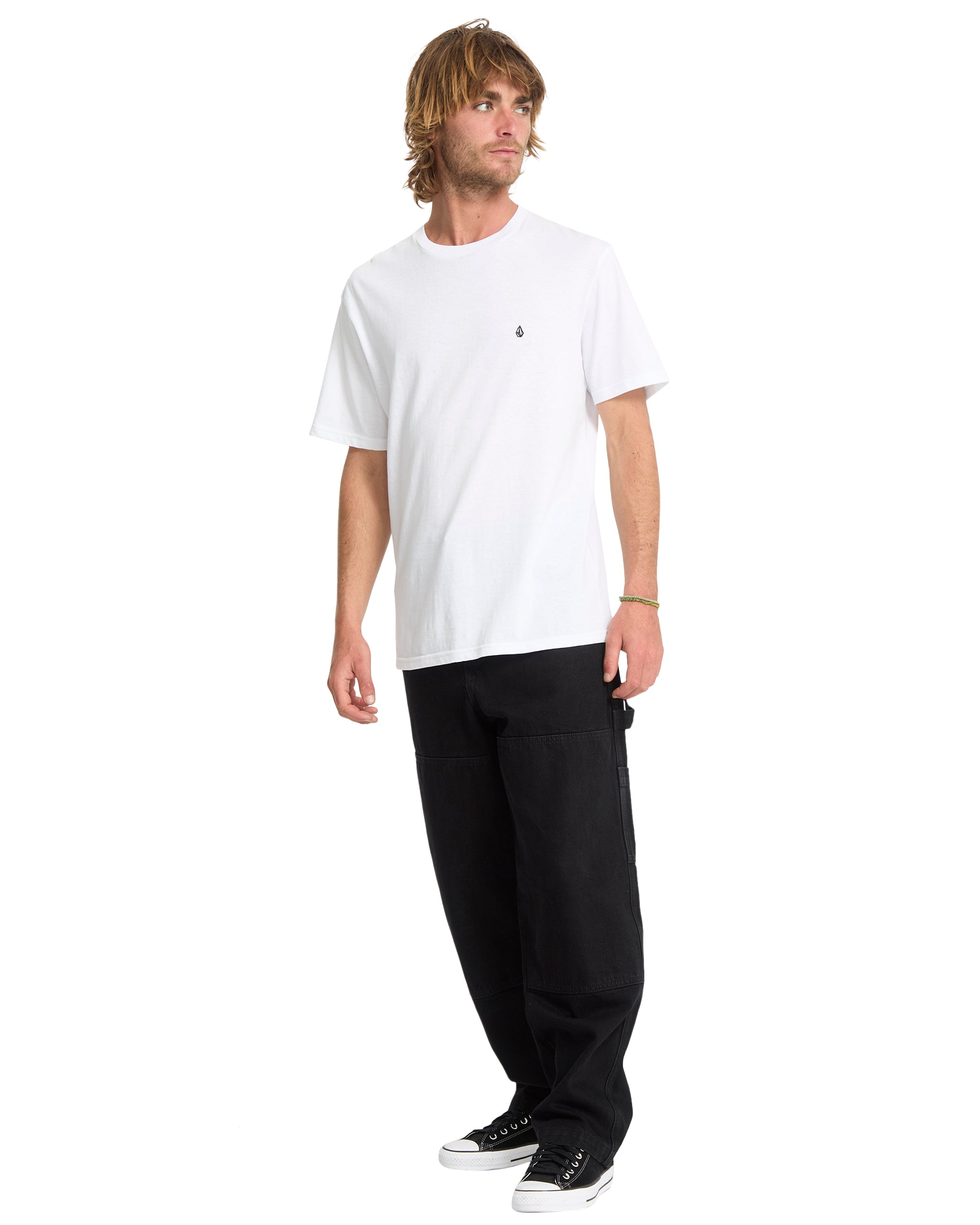 STONE BLANKS - T-SHIRT A3512665 _WHT VOLCOM 