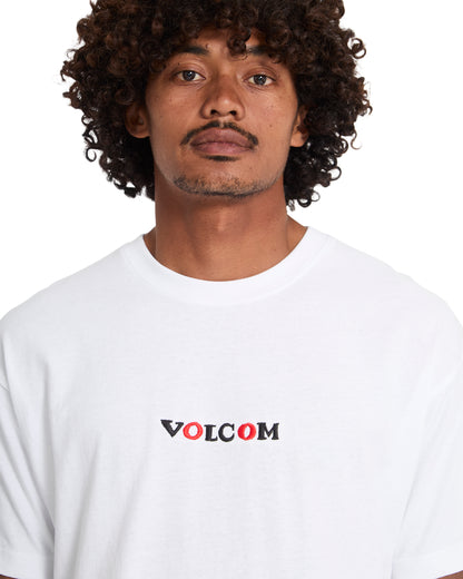 FA SETH CONBOY - T-SHIRT A4312672 _WHT VOLCOM 