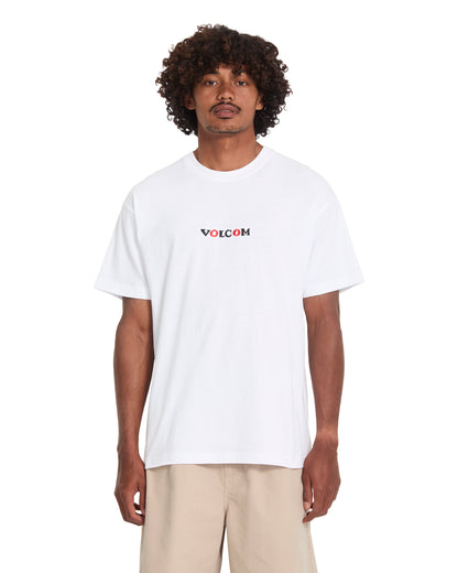 FA SETH CONBOY - T-SHIRT A4312672 _WHT VOLCOM 