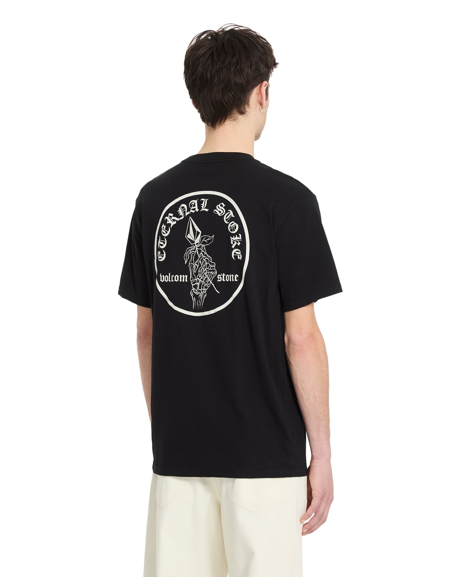 ETERNAL STOKE - T-SHIRT A5012614 _BLK VOLCOM 