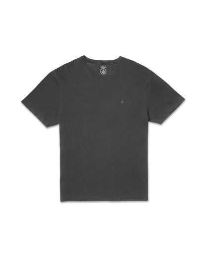 SOLID STONE EMB - T-SHIRT A5212610 _BLK VOLCOM 