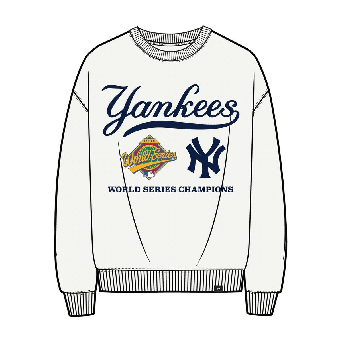 96 YANKEES FOUNDATION NEW YORK YANKEES - FELPA 15126305 . 47 BRAND 