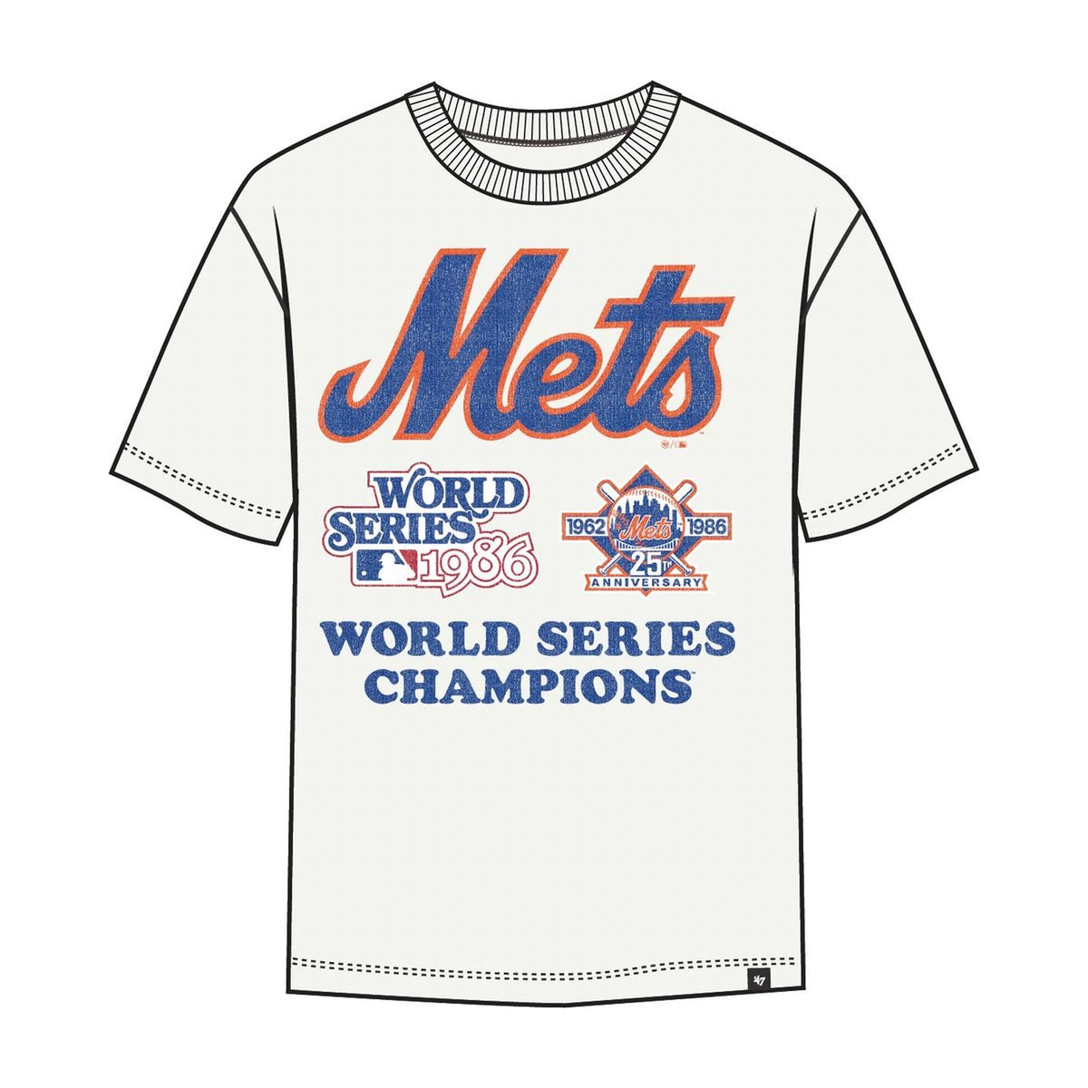 86 METS FOUNDATION NEW YORK METS - T-SHIRT 15126308 . 47 BRAND 
