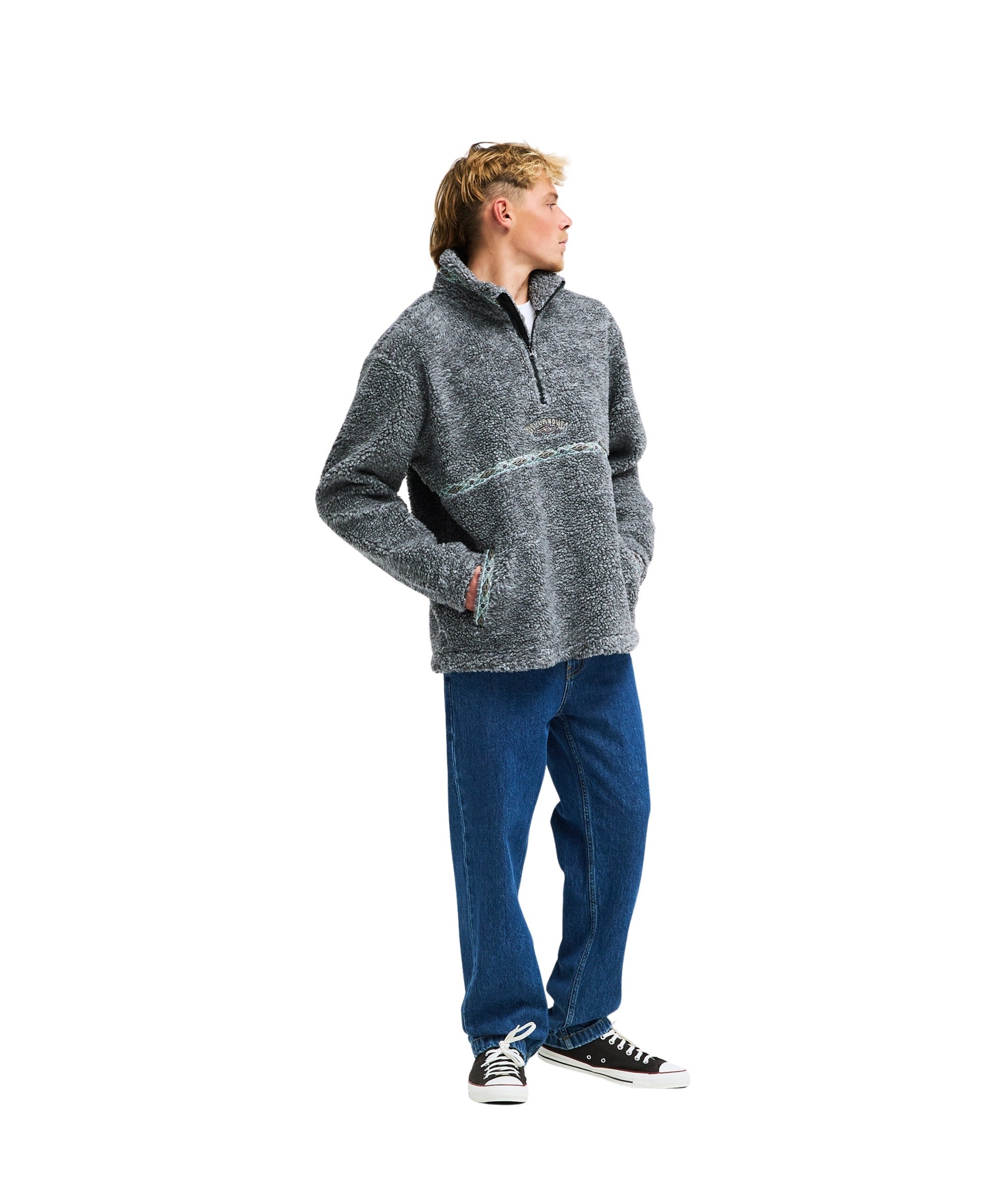 TOMBSTONE HALF ZIP - FLEECE EBYPF03011 -RAV BILLABONG 