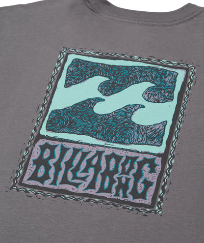 STAMP LS - T-SHIRT EBYZT00613 -PEW BILLABONG 