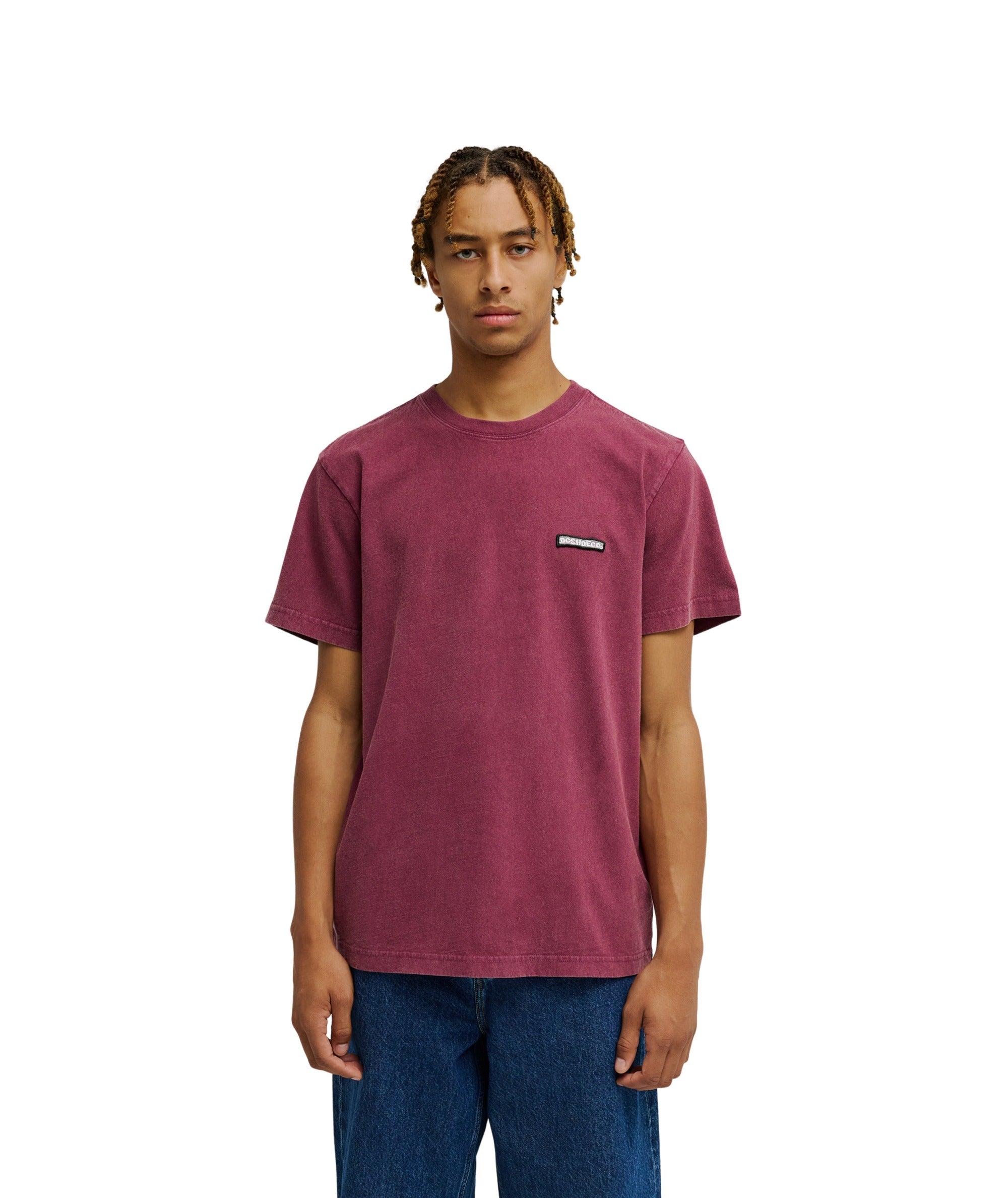 PATCH IT WASHED - T-SHIRT EDYKT03557 -RSN0 DC 
