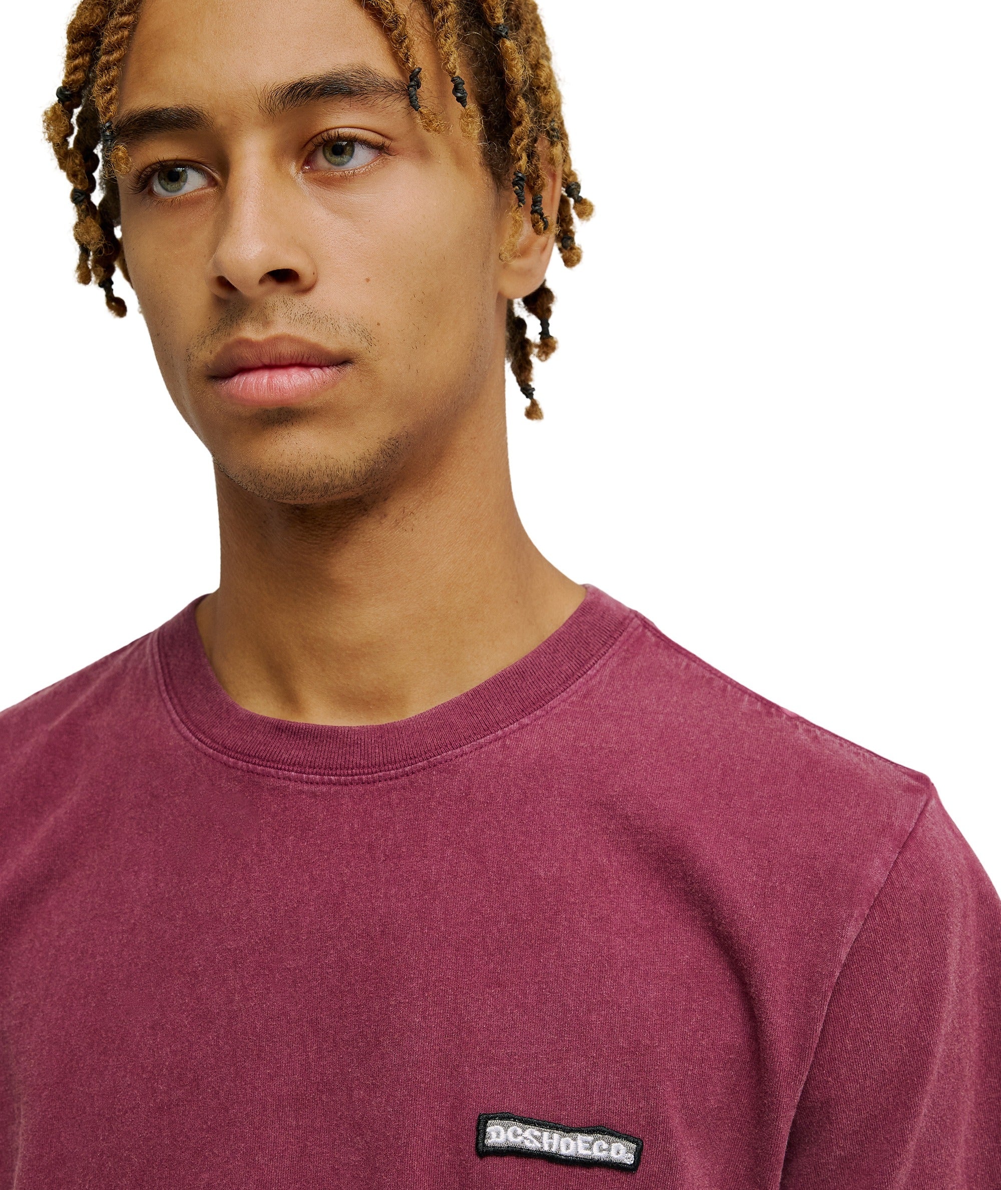 PATCH IT WASHED - T-SHIRT EDYKT03557 -RSN0 DC 