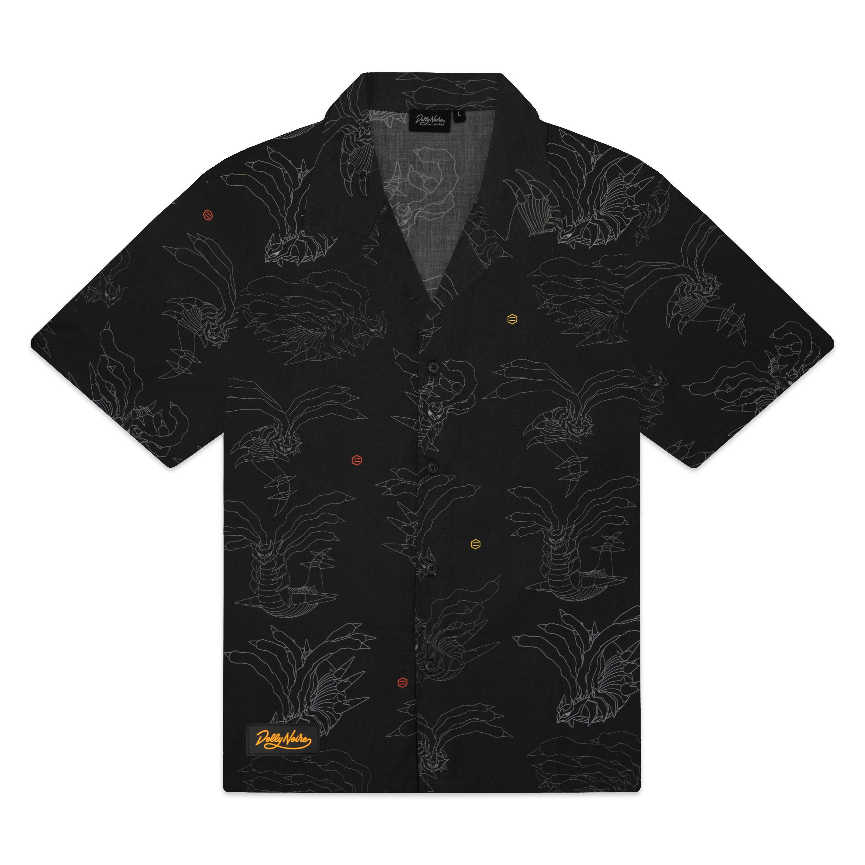 GIRATINA PATTERN SHIRT - CAMICIA SH1350-CH -01 DOLLY NOIRE 
