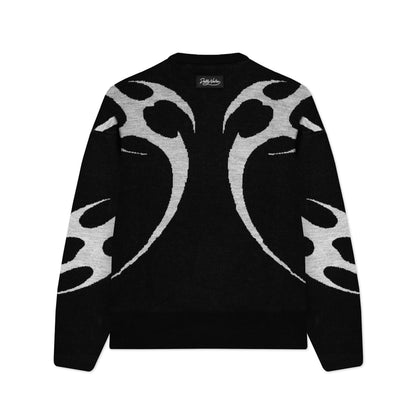 SPIKES BOXY SWEATER - MAGLIA SV1259-KJ -01 DOLLY NOIRE 