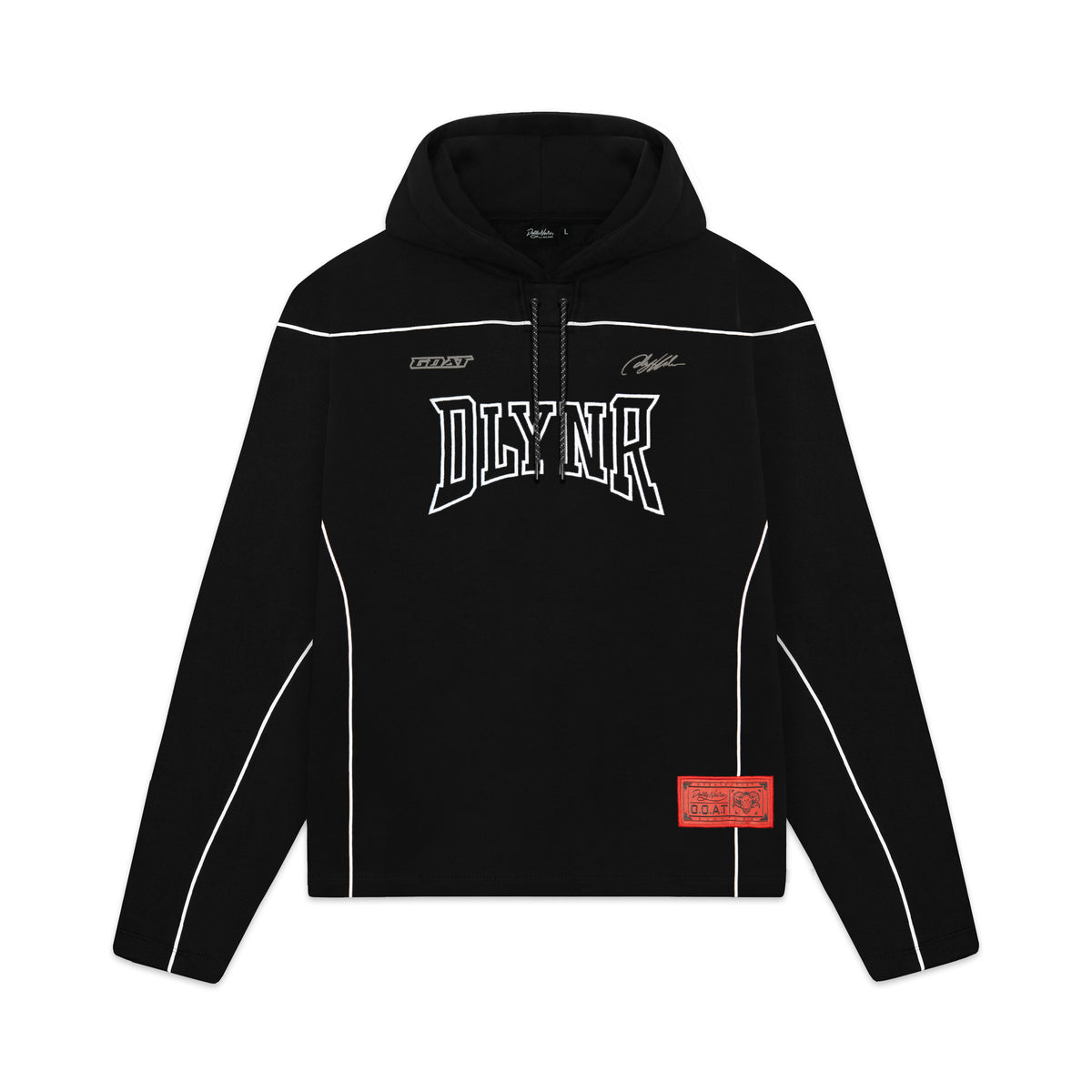 SPIKES HOCKEY HOODIE - FELPA SW1315-S3 -01 DOLLY NOIRE 