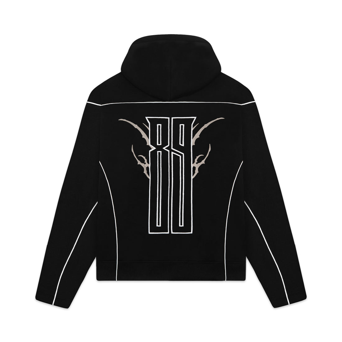 SPIKES HOCKEY HOODIE - FELPA SW1315-S3 -01 DOLLY NOIRE 