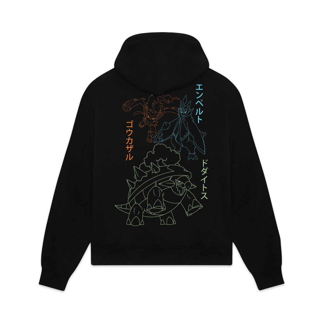 STARTERS EVOLUTION HOODIE - FELPA SW1344-GQ -01 DOLLY NOIRE 