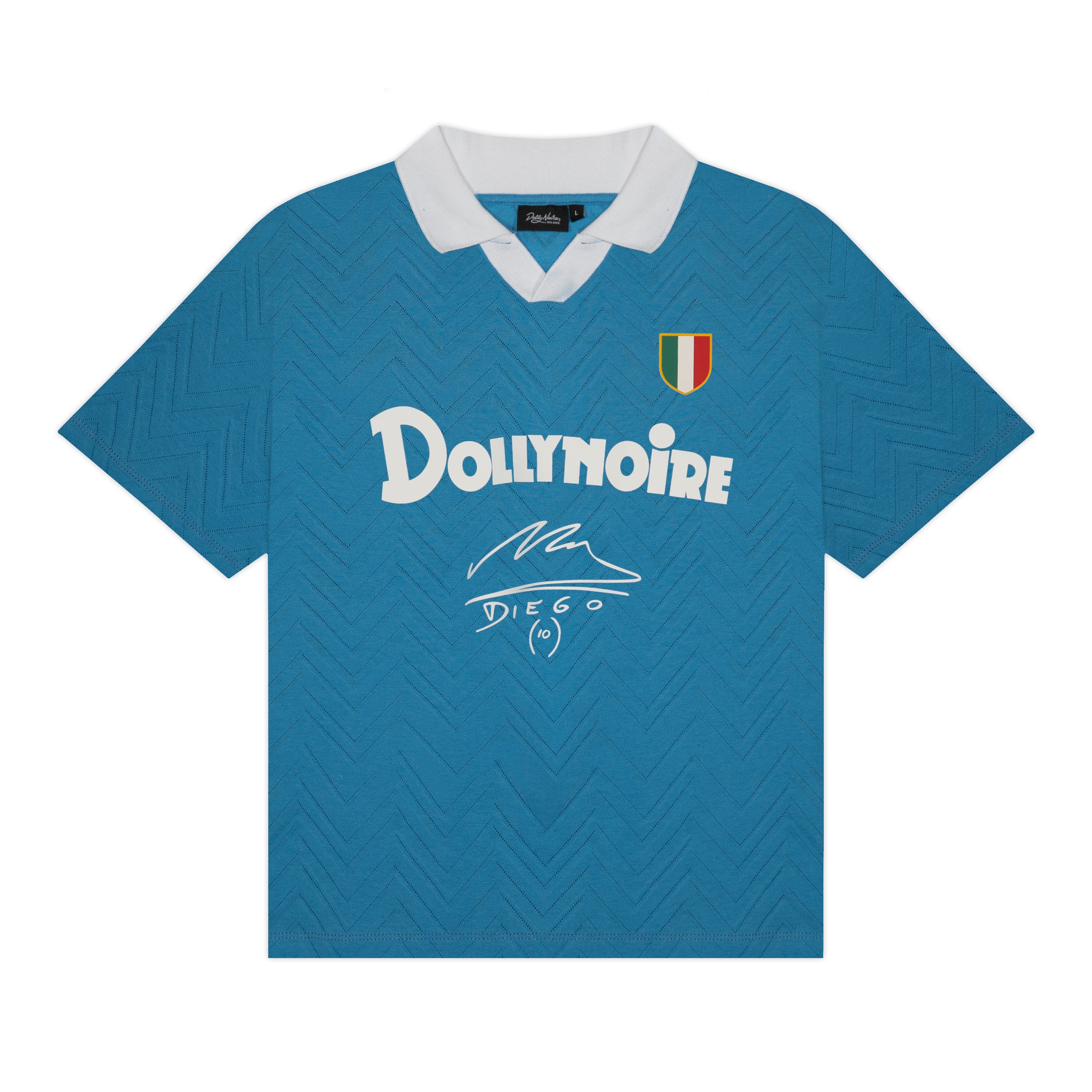 MARADONA POLO TEE - T-SHIRT TS1247-T6 -03 DOLLY NOIRE 