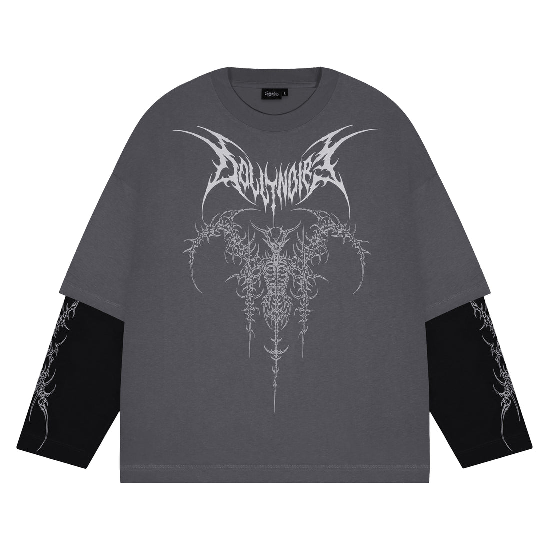 THE GUARDIAN DOUBLE SLEEVE OVER IRON GAT - T-SHIRT TS1311-T3 -03 DOLLY NOIRE 