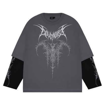 THE GUARDIAN DOUBLE SLEEVE OVER IRON GAT - T-SHIRT TS1311-T3 -03 DOLLY NOIRE 