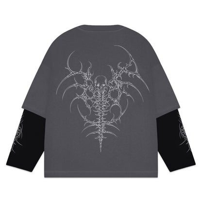 THE GUARDIAN DOUBLE SLEEVE OVER IRON GAT - T-SHIRT TS1311-T3 -03 DOLLY NOIRE 