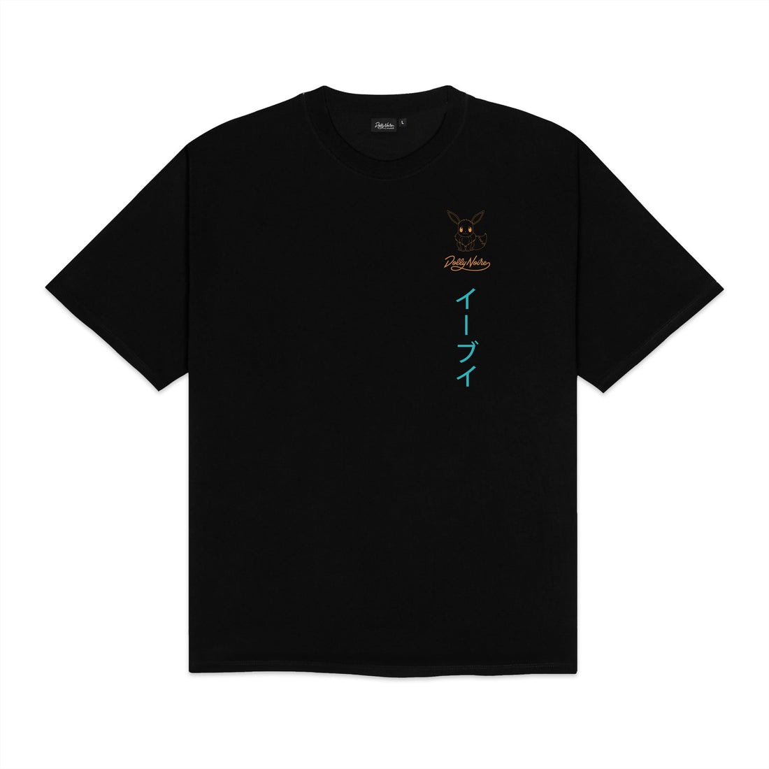 EEVEE EVOLUTION TEE - T-SHIRT TS1345-T4 -01 DOLLY NOIRE 