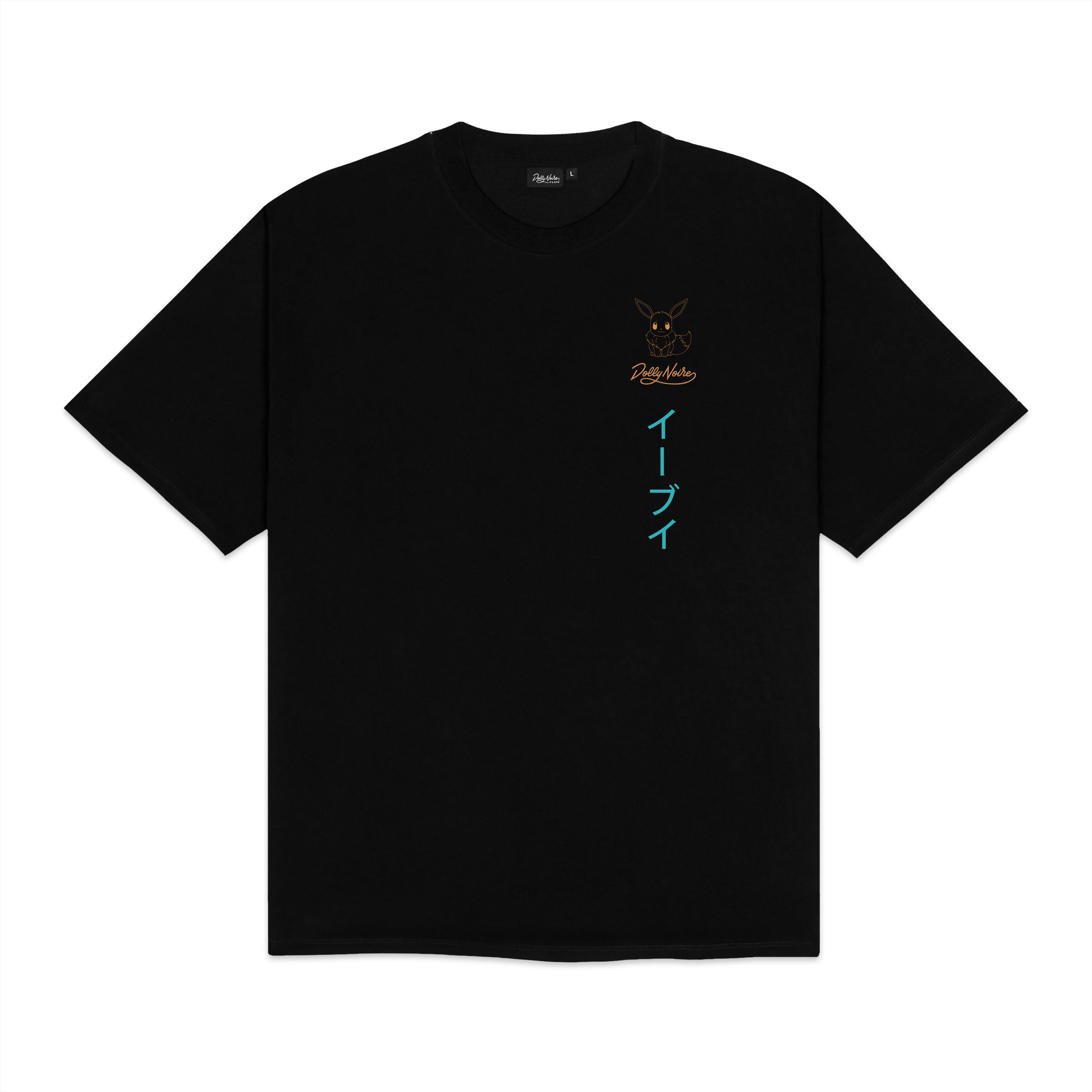 EEVEE EVOLUTION TEE - T-SHIRT TS1345-T4 -01 DOLLY NOIRE 