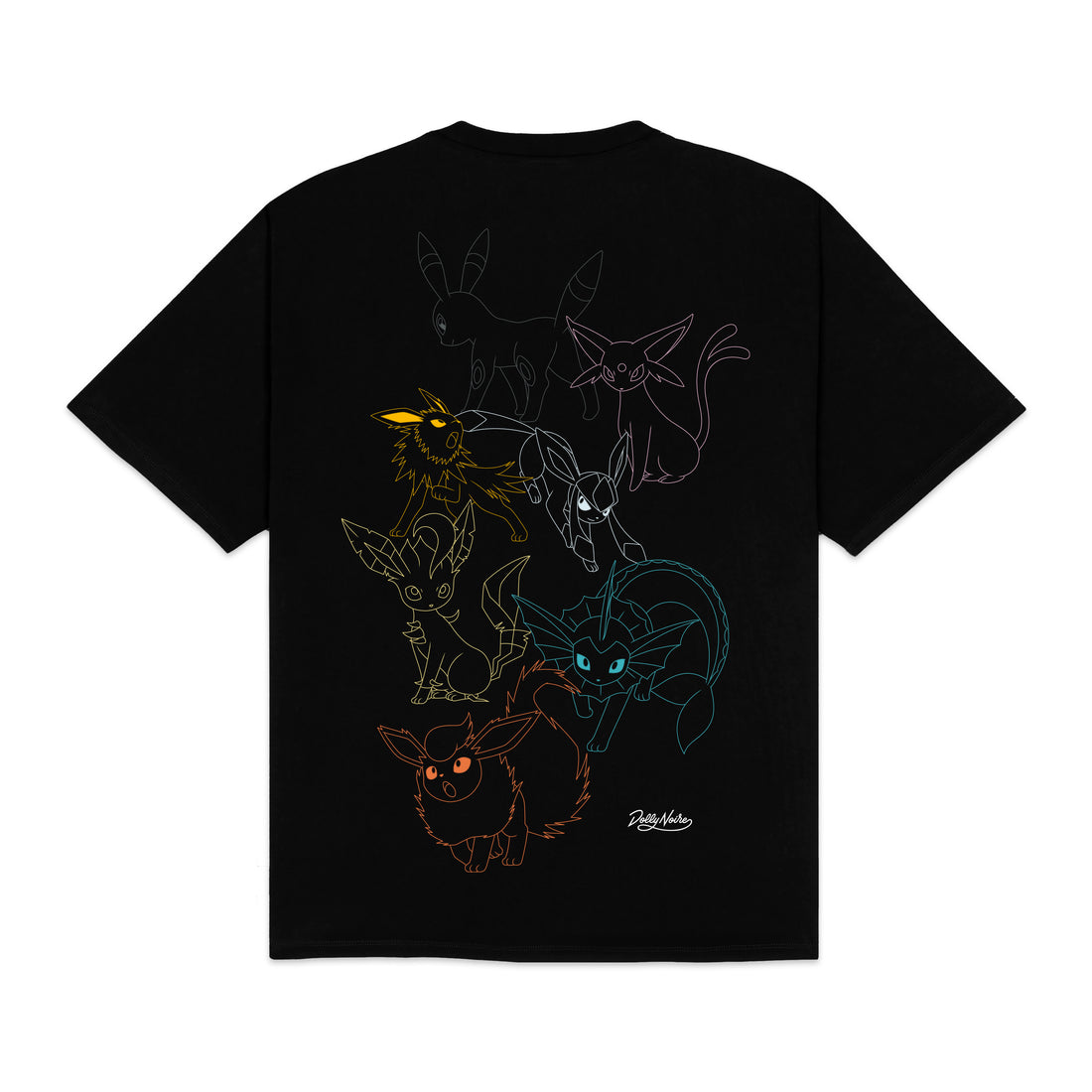 EEVEE EVOLUTION TEE - T-SHIRT TS1345-T4 -01 DOLLY NOIRE 