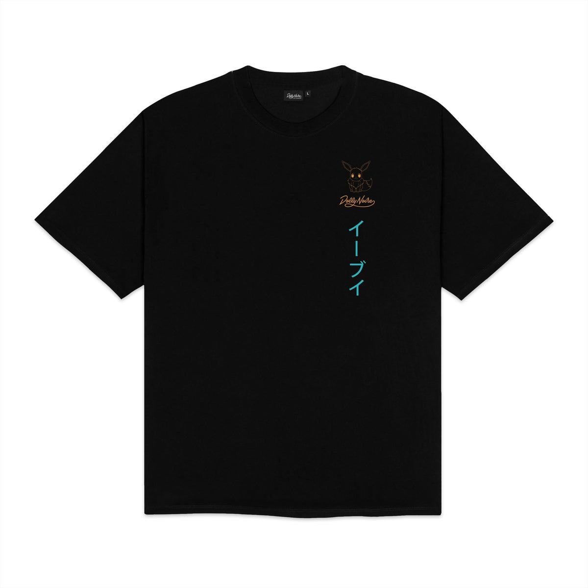 EEVEE EVOLUTION TEE - T-SHIRT TS1345-T4 -01 DOLLY NOIRE 