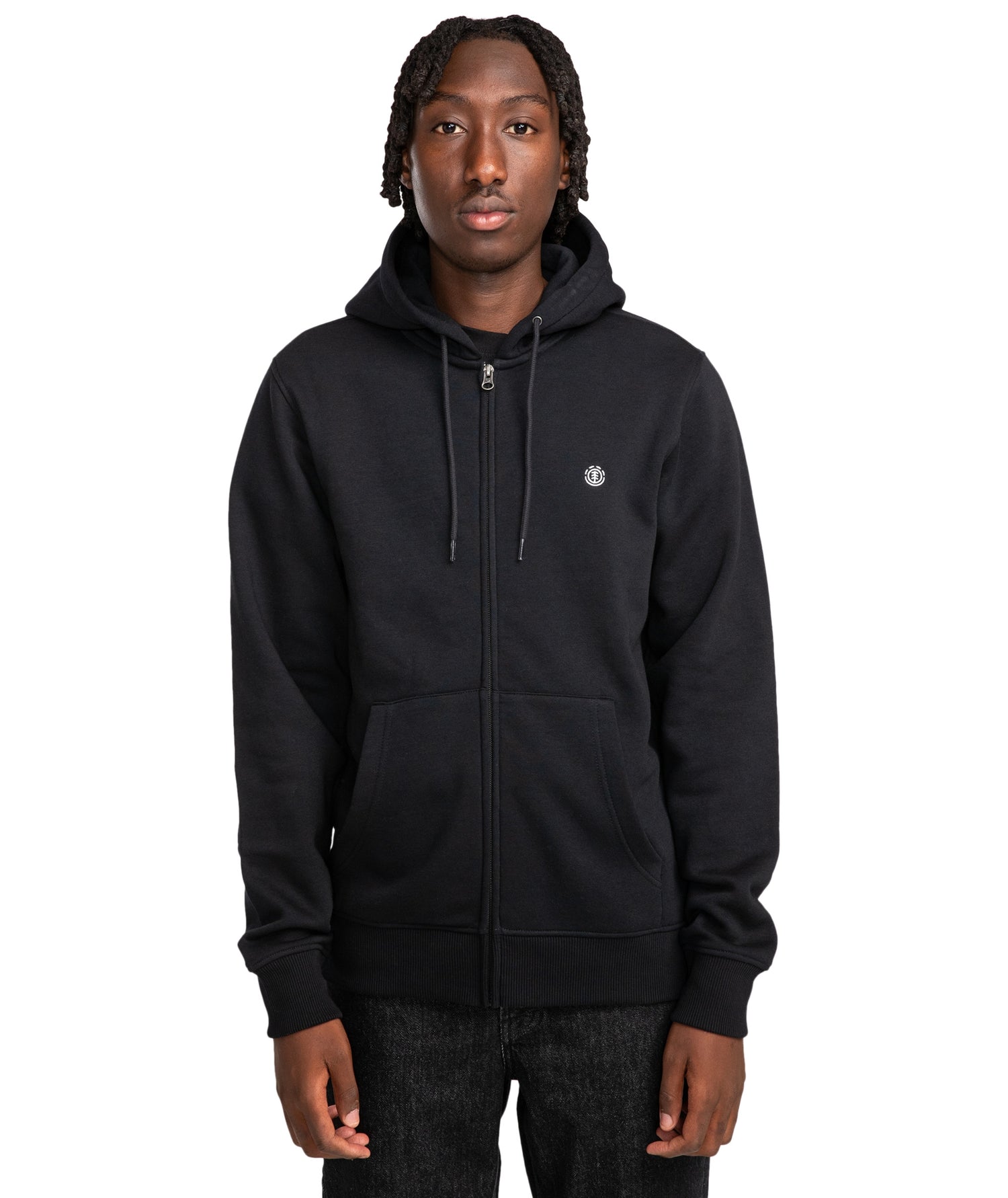 ICON EMBROIDERY ZIP - FELPA ELYFT00199 -FBK ELEMENT 