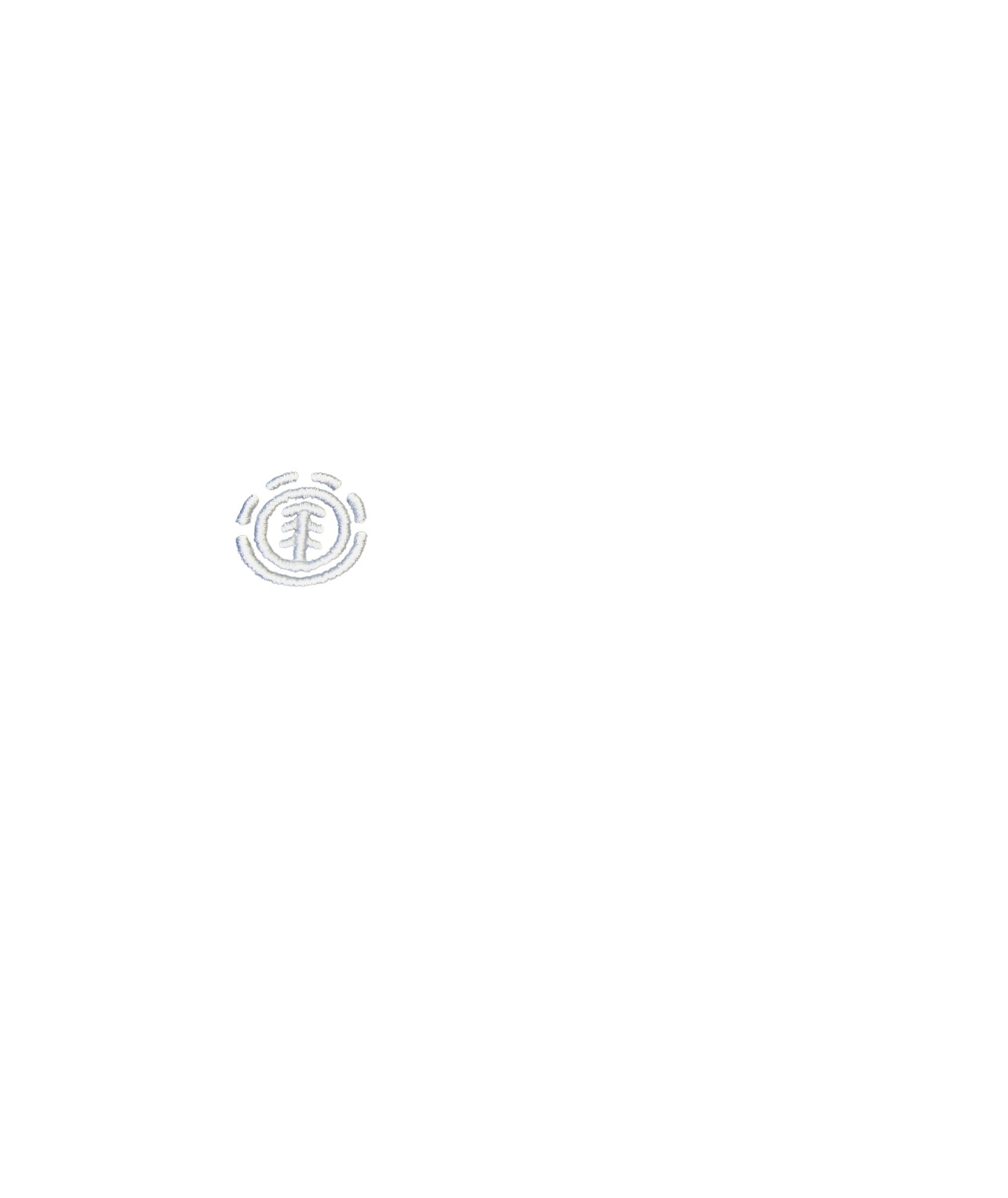 ICON EMBROIDERY ZIP - FELPA ELYFT00199 -FBK ELEMENT 