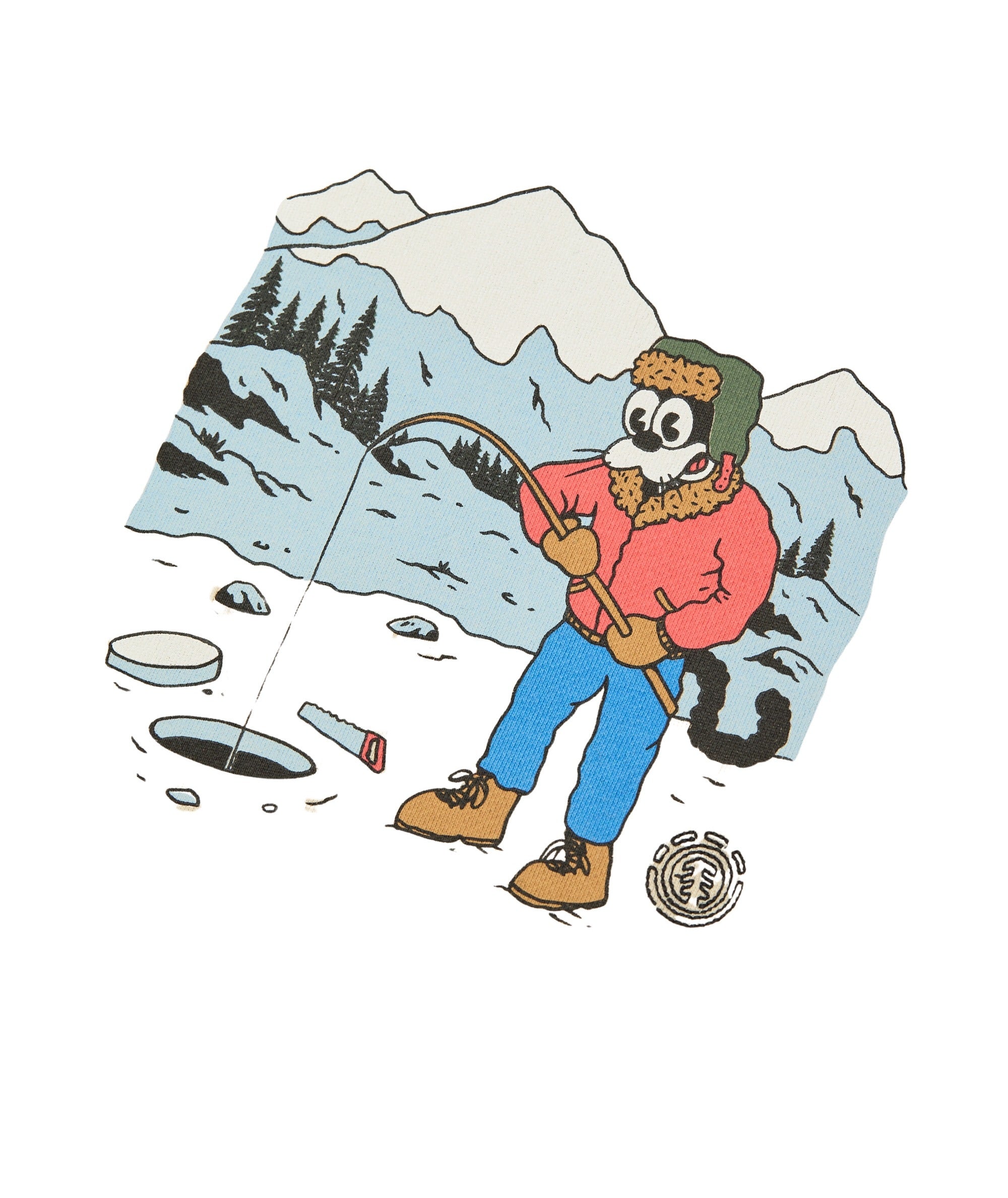 ICE HOLE PO - FELPA ELYSF00376 -TEG0 ELEMENT 