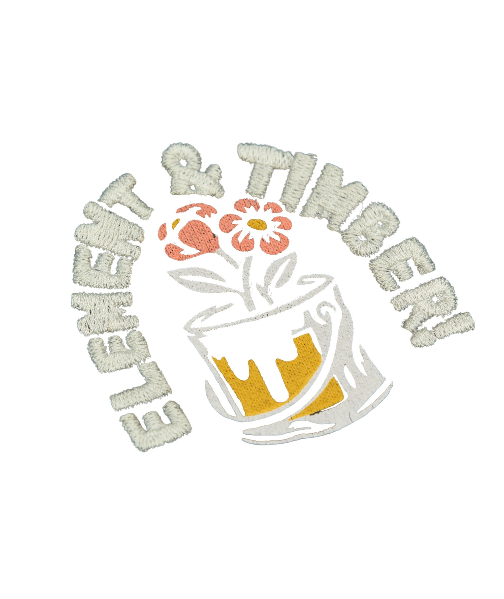 TIMBER FLOWER POT PO - FELPA ELYSF00380 -FBK ELEMENT 