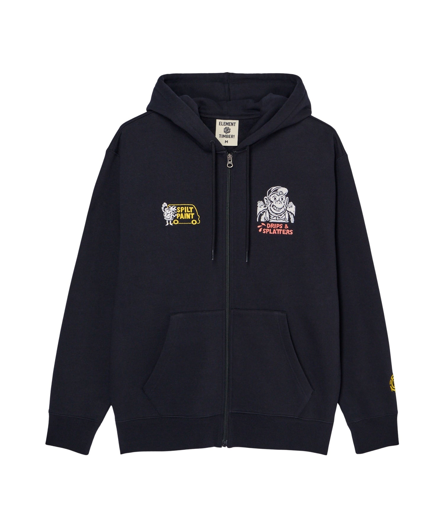 TIMBER MONKEY ZIP - FELPA ELYSF00384 -FBK ELEMENT 