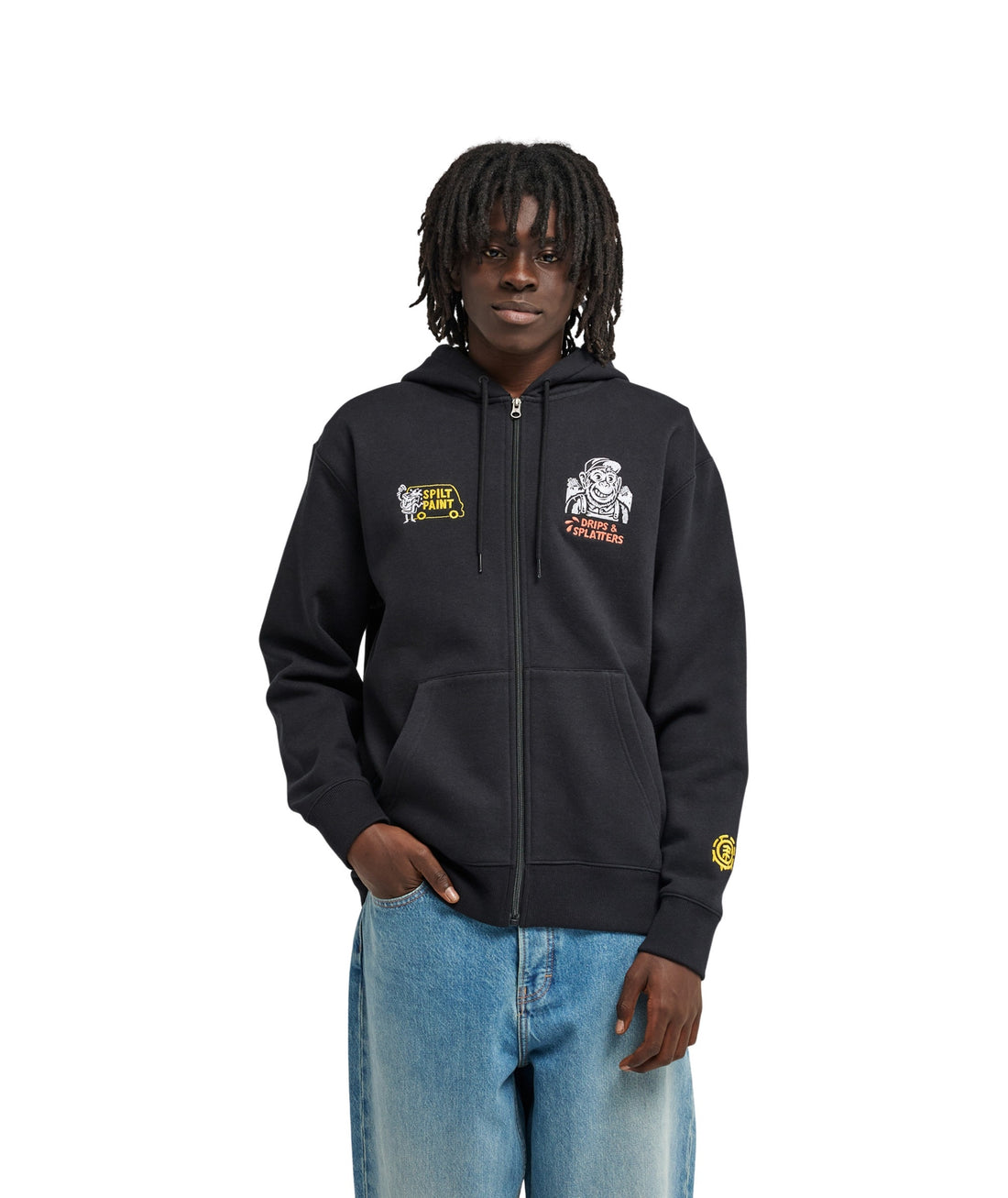 TIMBER MONKEY ZIP - FELPA ELYSF00384 -FBK ELEMENT 