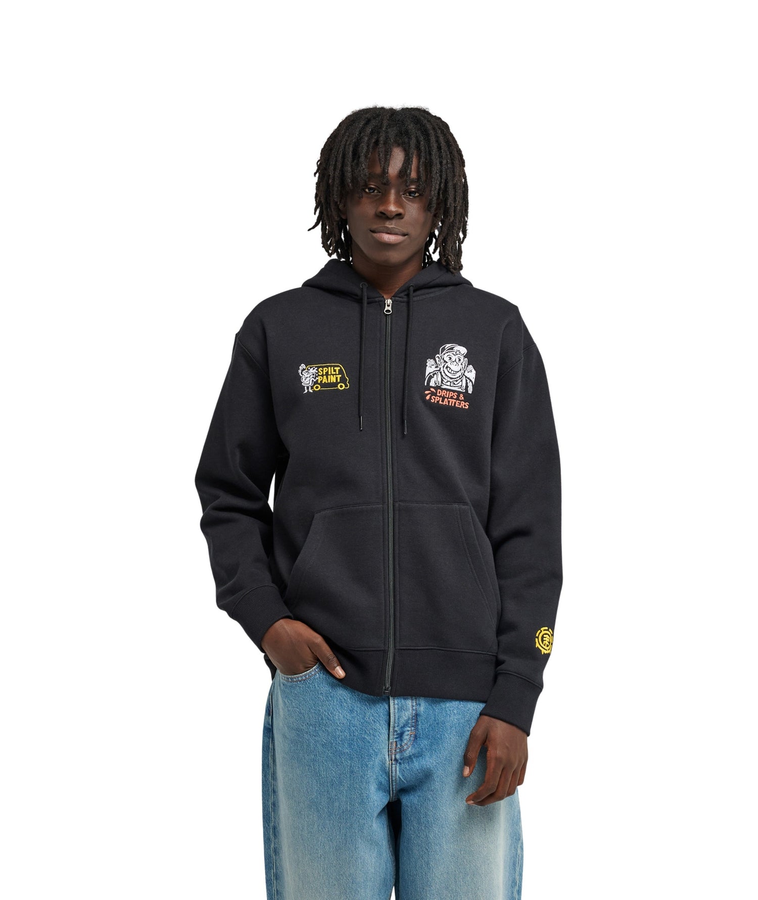 TIMBER MONKEY ZIP - FELPA ELYSF00384 -FBK ELEMENT 