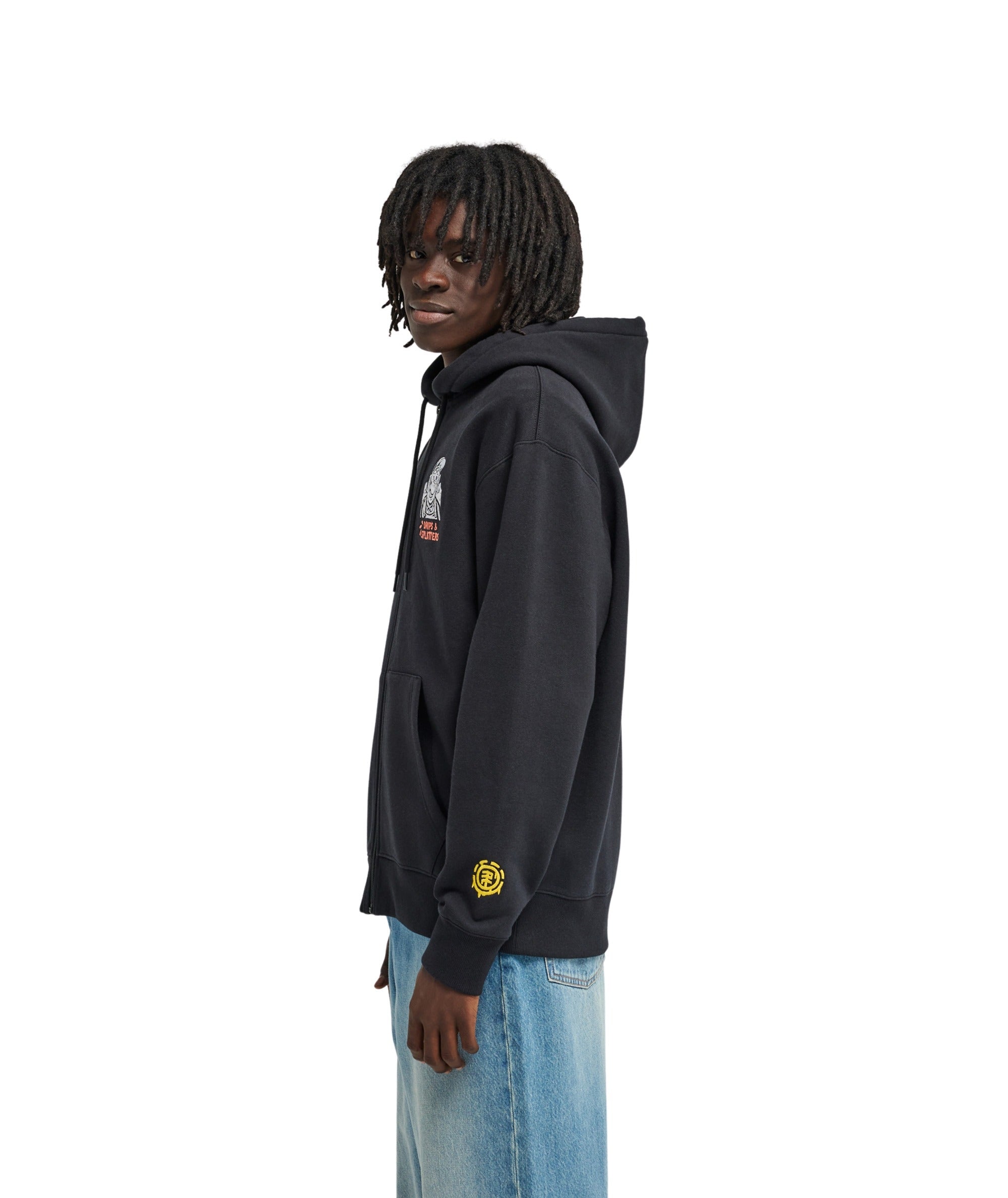TIMBER MONKEY ZIP - FELPA ELYSF00384 -FBK ELEMENT 