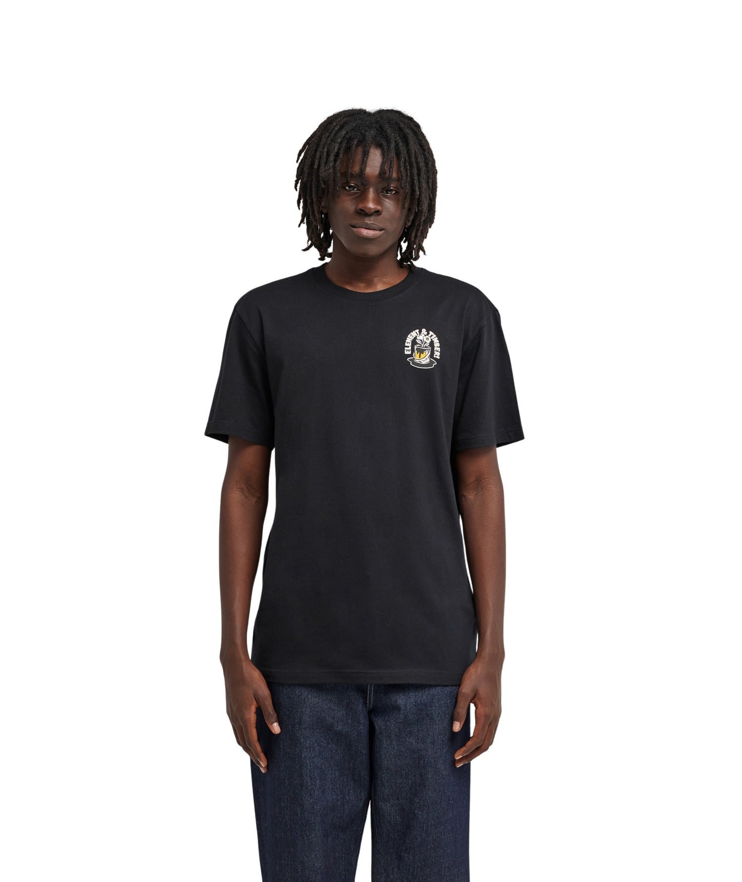TIMBER FLOWER POT - T-SHIRT ELYZT00710 -FBK ELEMENT 