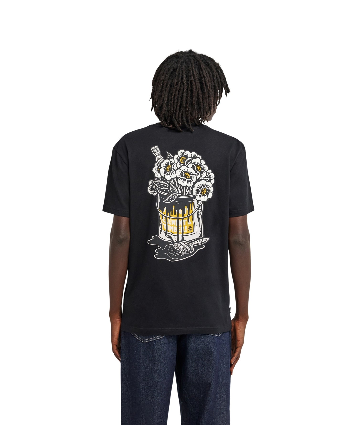 TIMBER FLOWER POT - T-SHIRT ELYZT00710 -FBK ELEMENT 