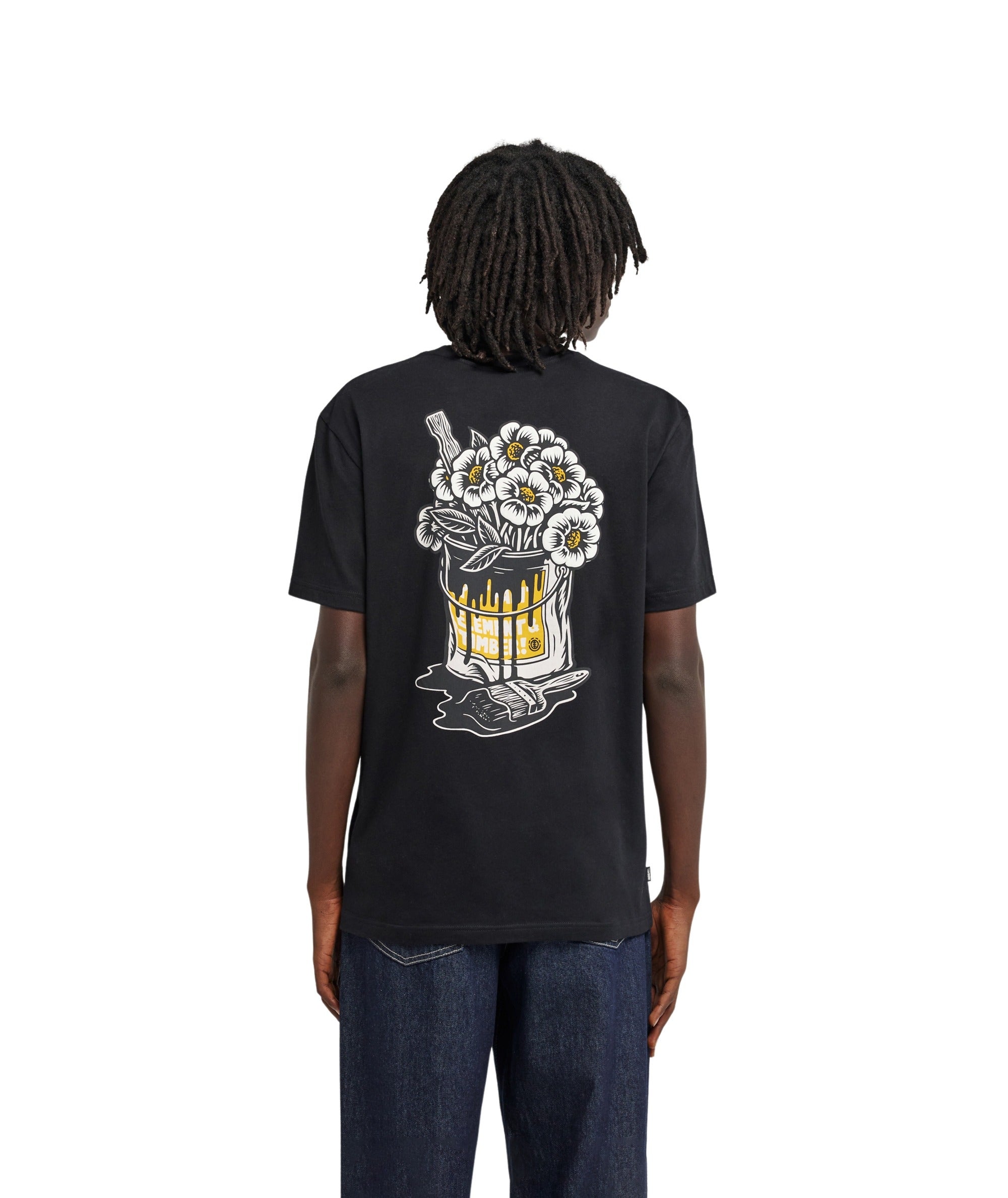 TIMBER FLOWER POT - T-SHIRT ELYZT00710 -FBK ELEMENT 