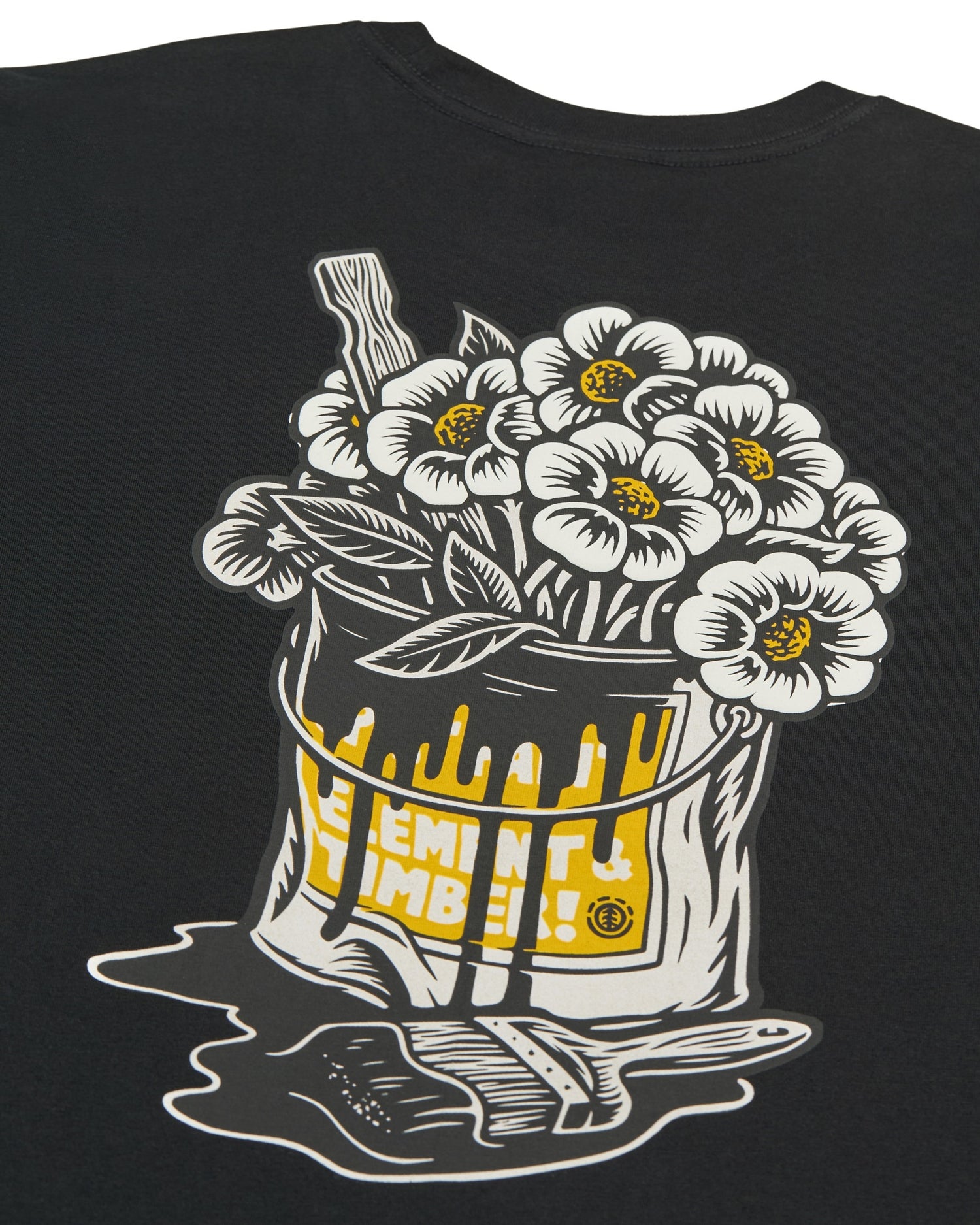 TIMBER FLOWER POT - T-SHIRT ELYZT00710 -FBK ELEMENT 