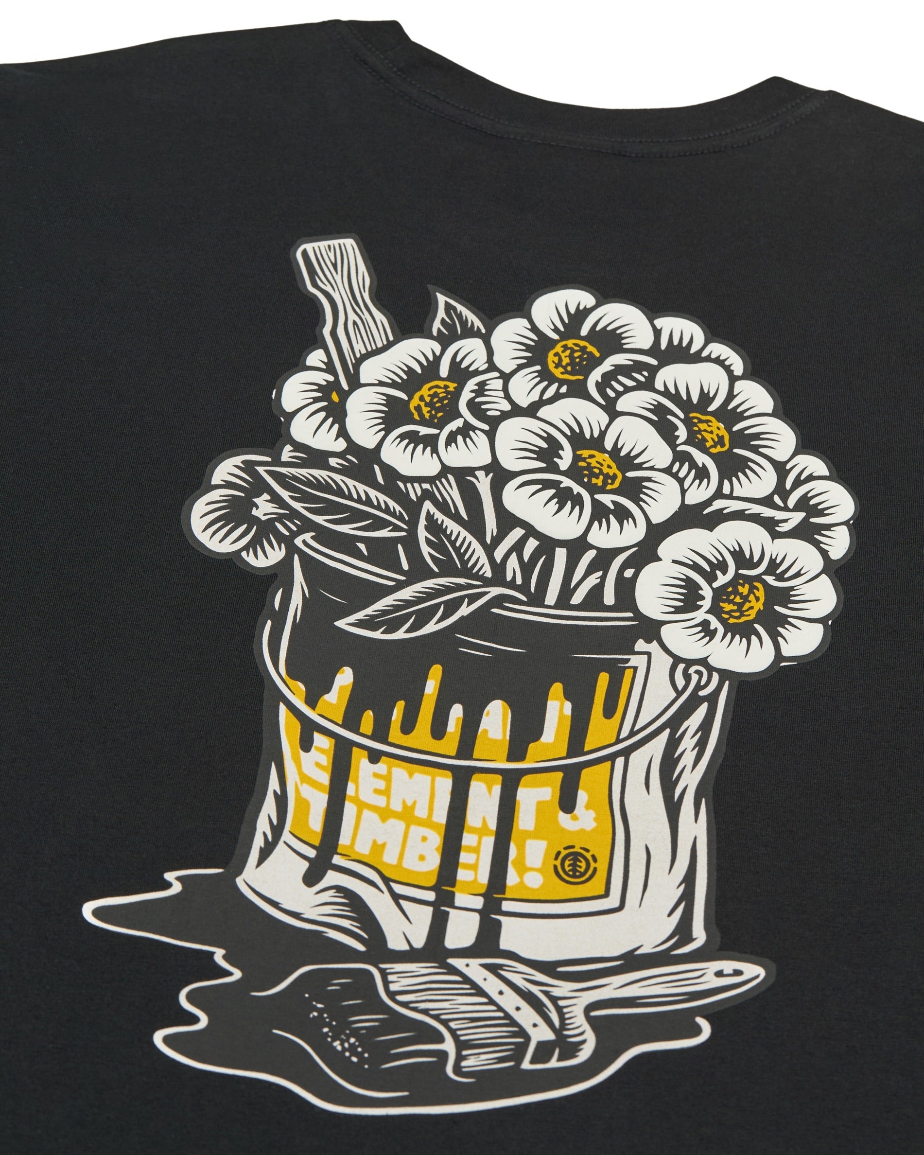 TIMBER FLOWER POT - T-SHIRT ELYZT00710 -FBK ELEMENT 