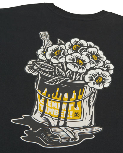 TIMBER FLOWER POT - T-SHIRT ELYZT00710 -FBK ELEMENT 