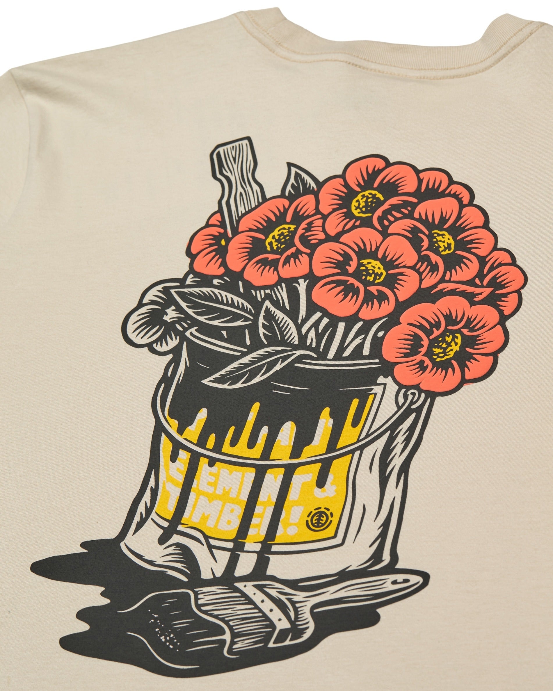 TIMBER FLOWER POT - T-SHIRT ELYZT00710 -TEG0 ELEMENT 