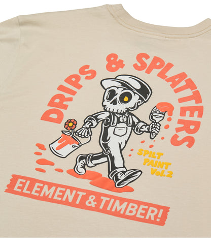 TIMBER DRIPS - T-SHIRT ELYZT00715 -TEG0 ELEMENT 