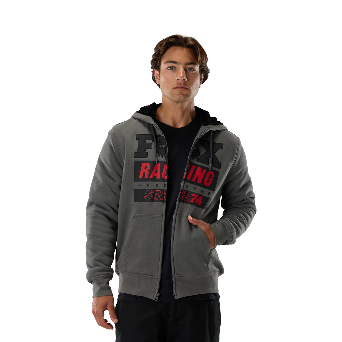 SINCE 74 SASQUATCH ZIP - FLEECE 40388 -330 FOX 
