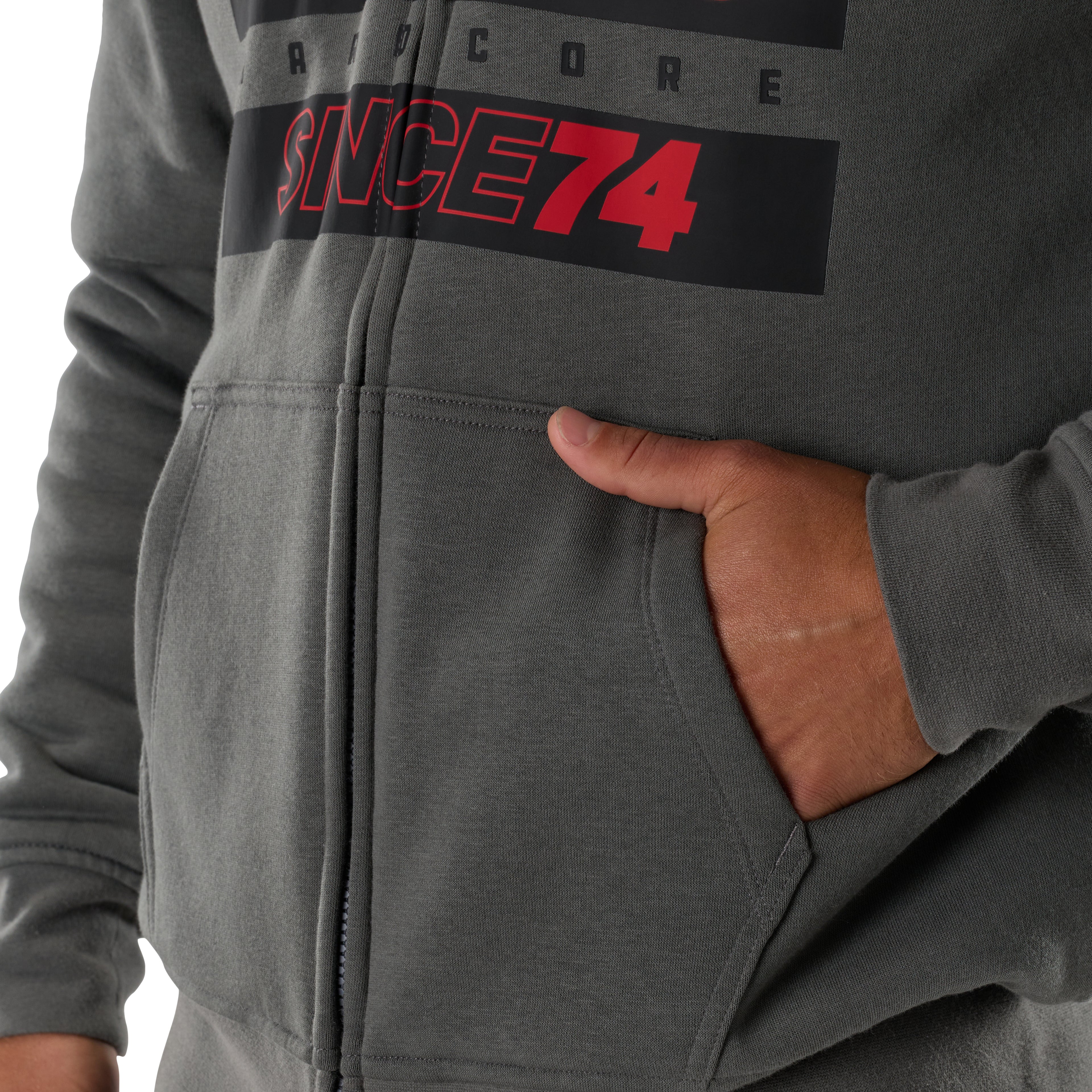 SINCE 74 SASQUATCH ZIP - FLEECE 40388 -330 FOX 