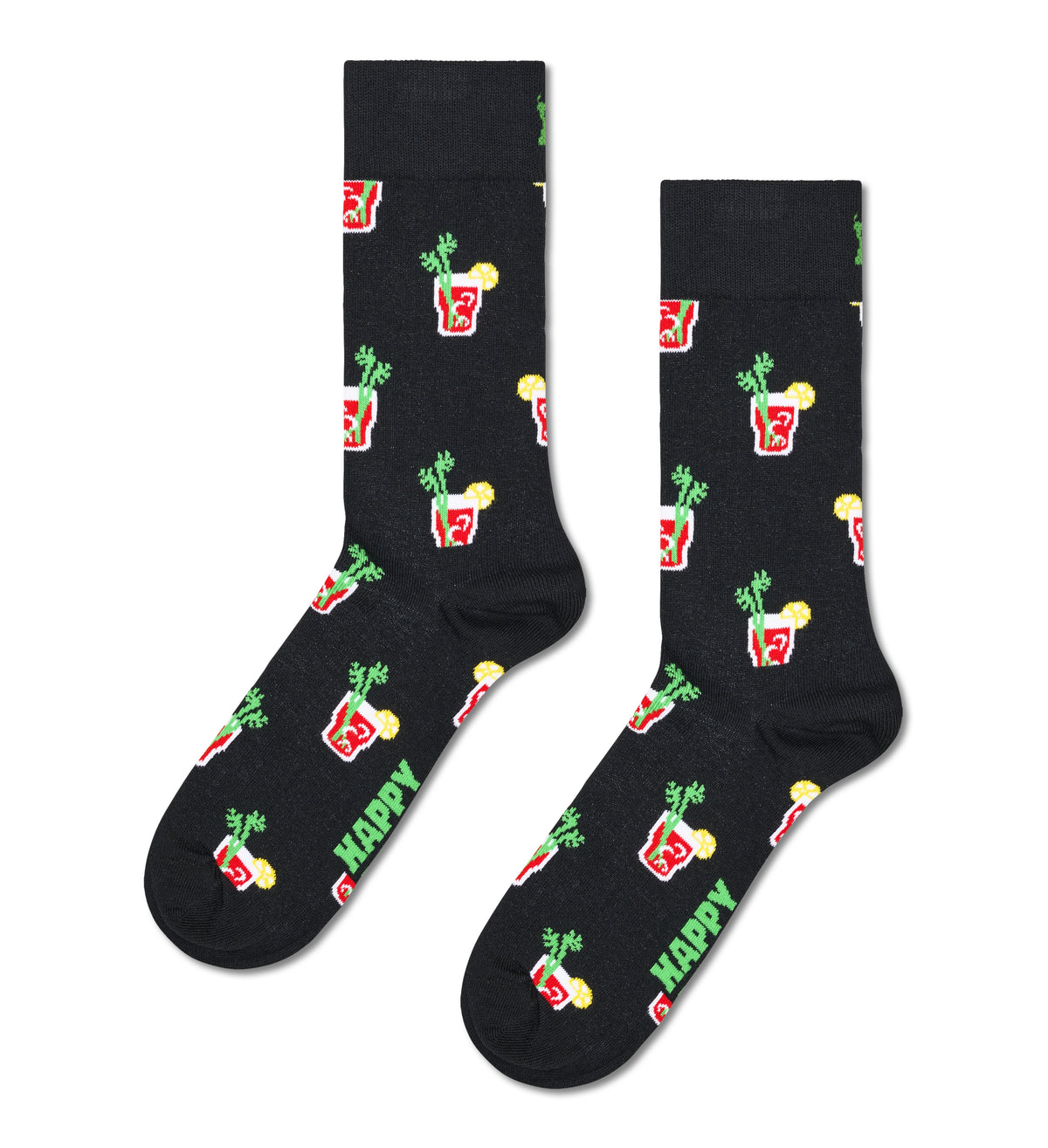 BLOODY MARY - CALZE 87US0001807 -BLACK HAPPY SOCKS 