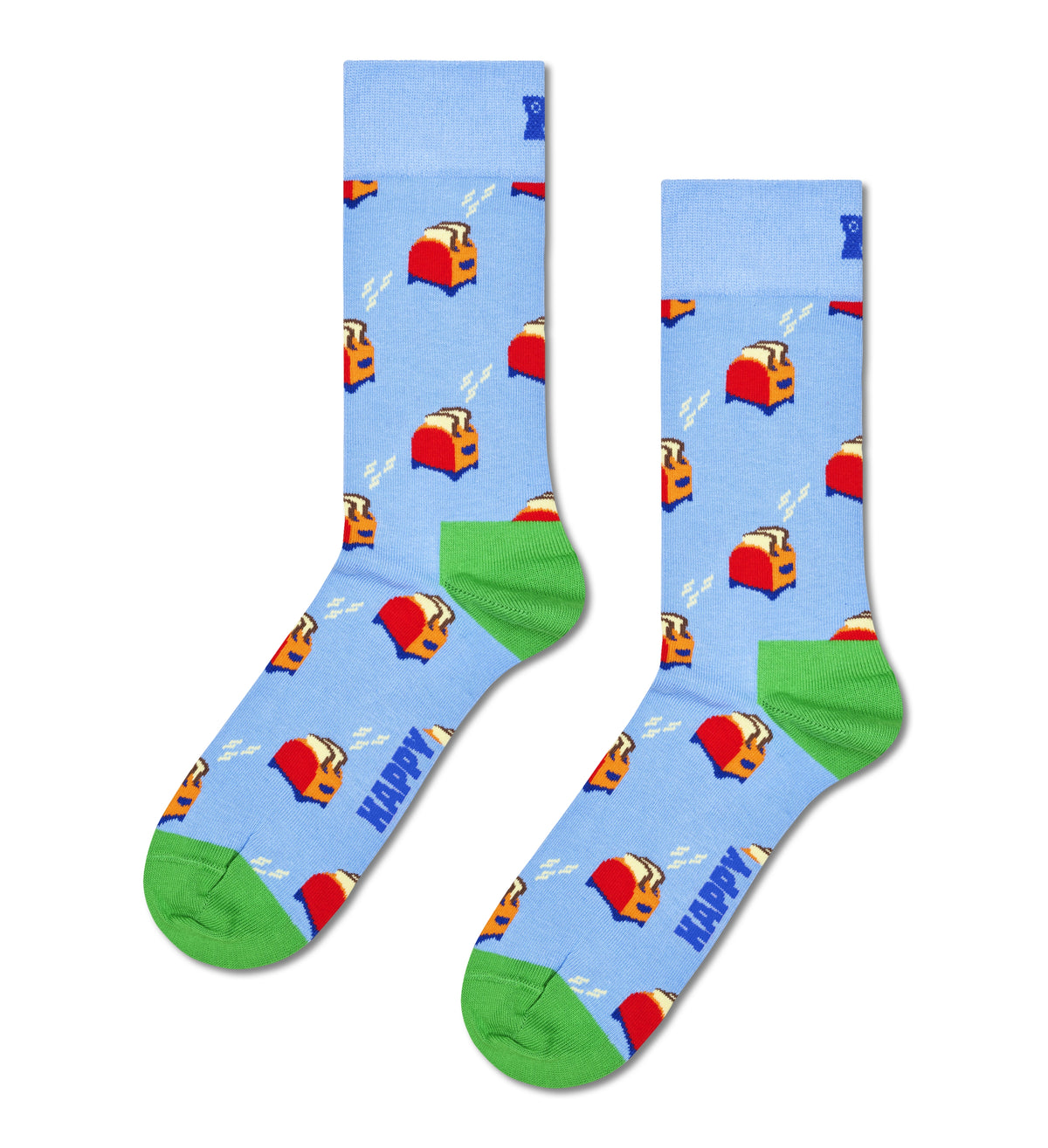 HAVE A TOAST - CALZE 87US0001809 -LIGHT BLUE HAPPY SOCKS 