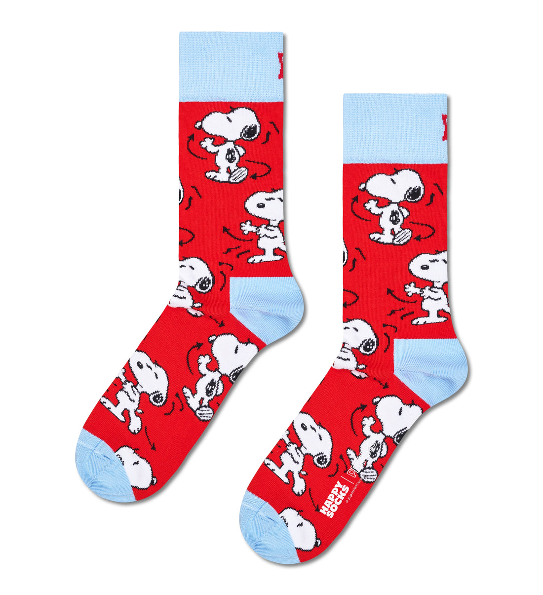PEANUTS SNOOPY DANCE - CALZE 87US0001989-PE -RED HAPPY SOCKS 