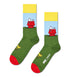 PEANUTS GARDEN CHILL - CALZE 87US0001990-PE -GREEN HAPPY SOCKS 